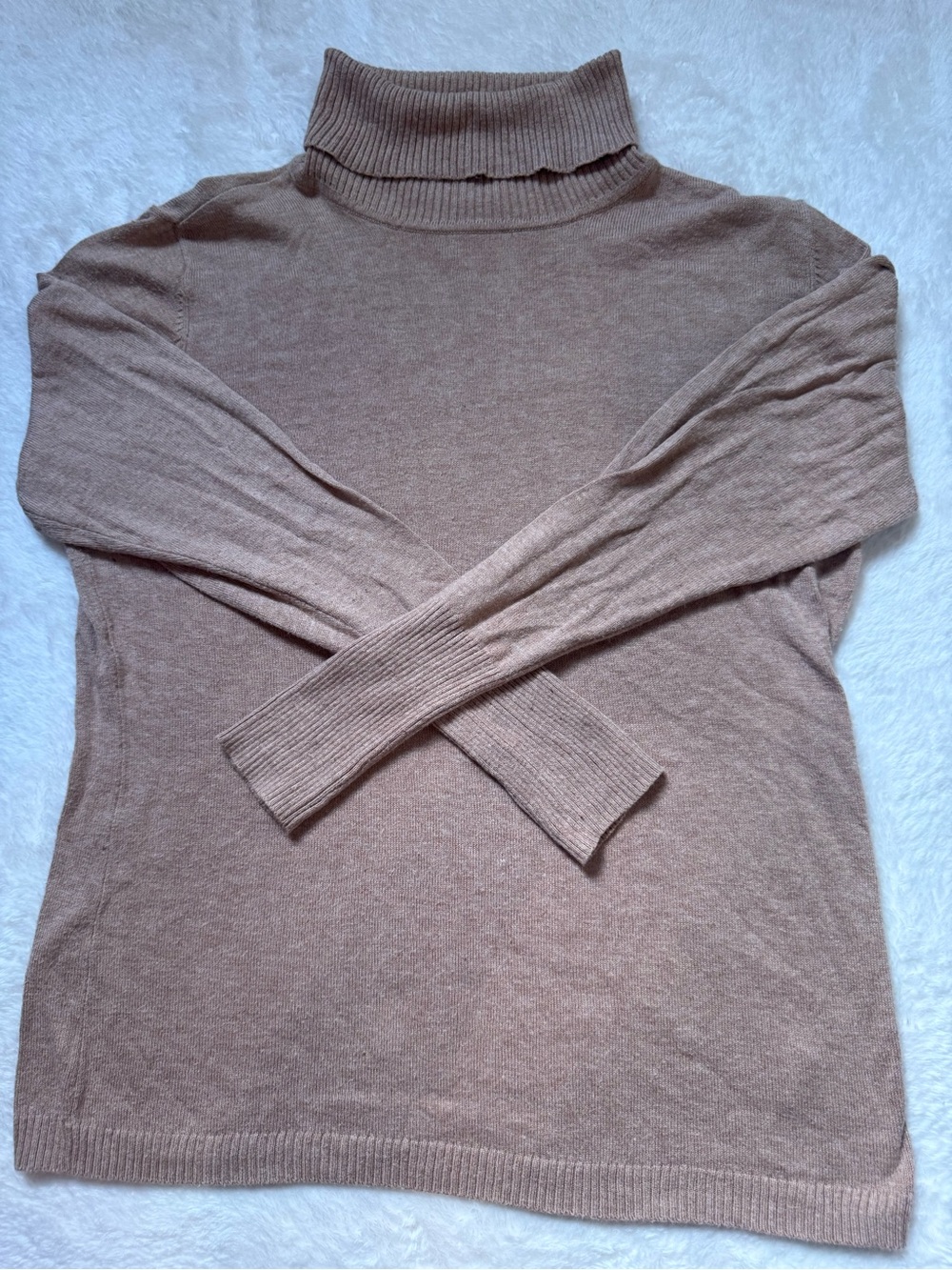 Worthington Taupe Turtleneck Sweater